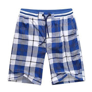 Angelo Ricci™ Bermuda Elastic Waist Plaid Shorts