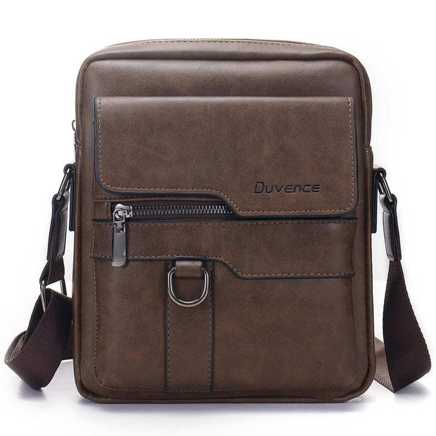 Angelo Ricci™ Men's Leather Crossbody Business Bag