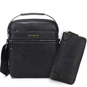 Angelo Ricci™ Men's Leather Crossbody Business Bag