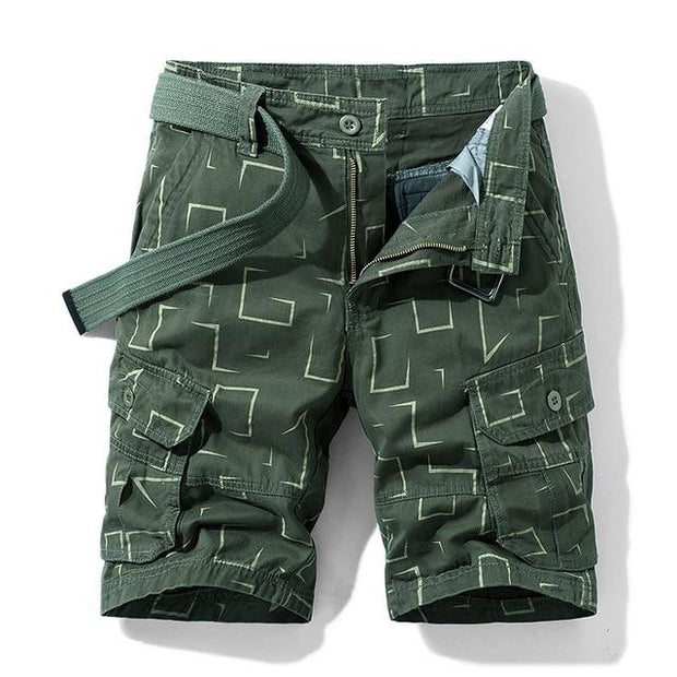 Angelo Ricci™ Unique Pattern Cargo Shorts