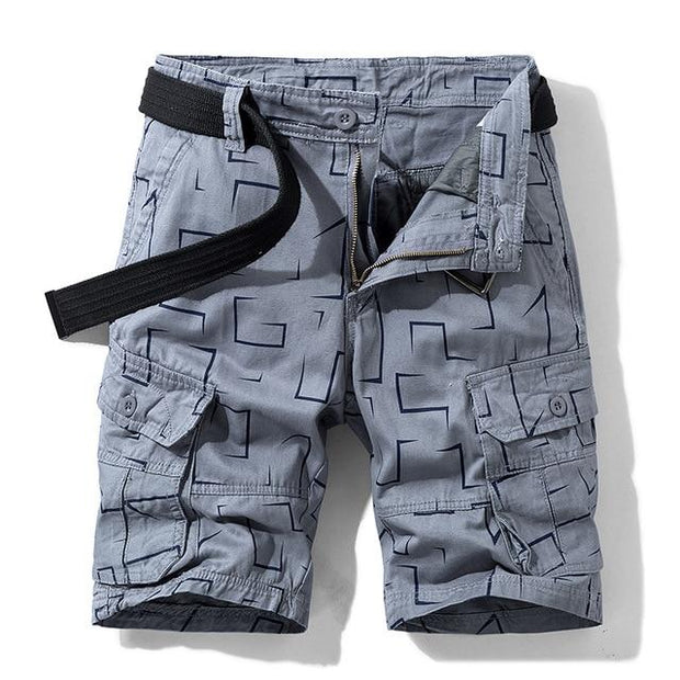 Angelo Ricci™ Unique Pattern Cargo Shorts