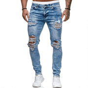 Angelo Ricci™ European & American Style Ripped Jeans