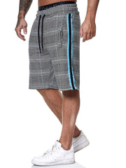Angelo Ricci™ Fashion Plaid Color Side Line Short