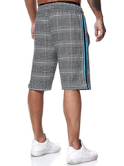 Angelo Ricci™ Fashion Plaid Color Side Line Short