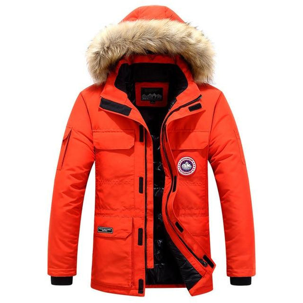 Angelo Ricci™ Polar Windproof Fur Hooded Parka