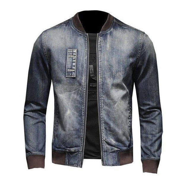 Angelo Ricci™ American Style Casual Zipper Jeans Jacket