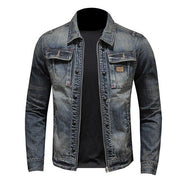 Angelo Ricci™ American Style Casual Zipper Jeans Jacket