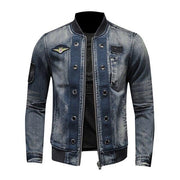 Angelo Ricci™ American Style Casual Zipper Jeans Jacket