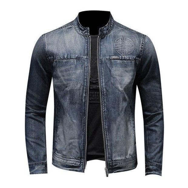 Angelo Ricci™ American Style Casual Zipper Jeans Jacket