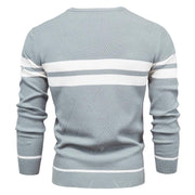 Angelo Ricci™ Fashion Patchwork Slim Sweater