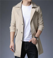 Angelo Ricci™ Business Trench Windbreaker Overcoat