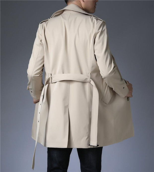 Angelo Ricci™ Business Trench Windbreaker Overcoat