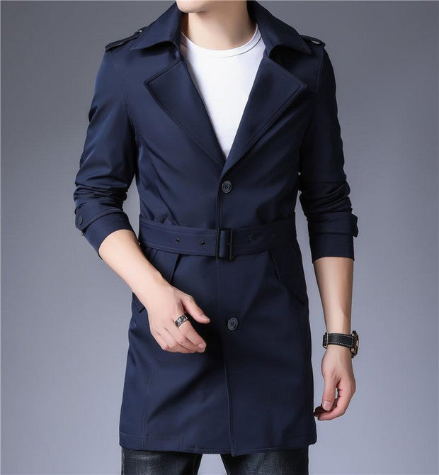 Angelo Ricci™ Business Trench Windbreaker Overcoat