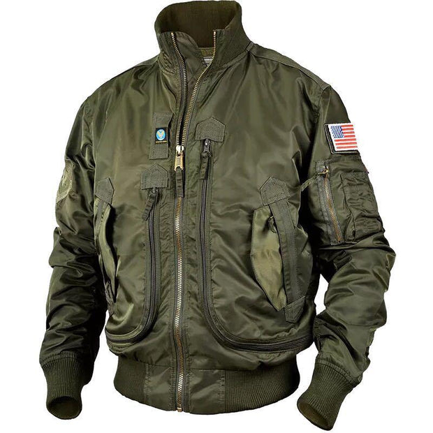 Angelo Ricci™ Army Style Tactical Windbreaker Jacket