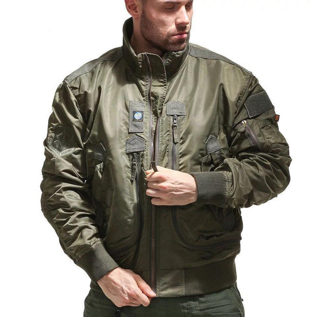 Angelo Ricci™ Army Style Tactical Windbreaker Jacket