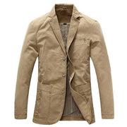 Angelo Ricci™ Spring Military Style Cotton Jacket