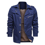 Angelo Ricci™ Lapel Fashion Single Breasted Trench Coat