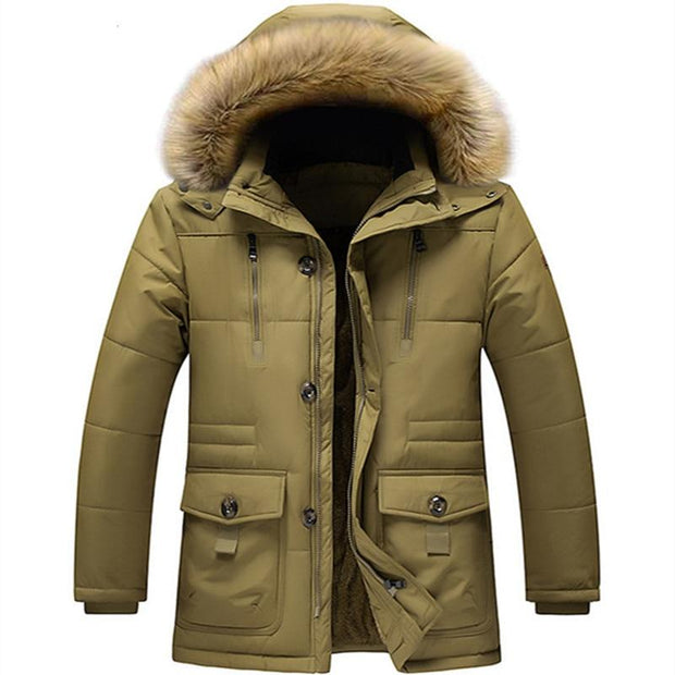 Angelo Ricci™ Winter Thickening Warm Long Outerwear Coat