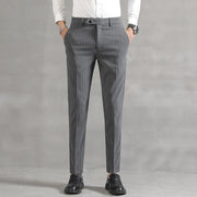 Angelo Ricci™ Casual Striped Men Elegant Pants