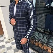 Angelo Ricci™ Hot Fashion Plaid Streetwear Tracksuit