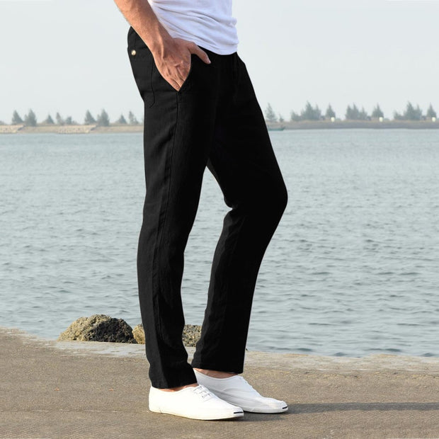 Angelo Ricci™ Cotton Blend Pure Elastic Waist Pants