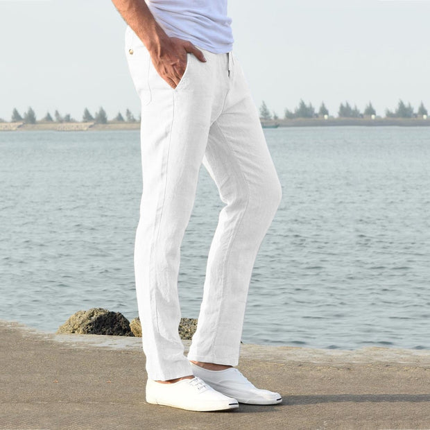 Angelo Ricci™ Cotton Blend Pure Elastic Waist Pants