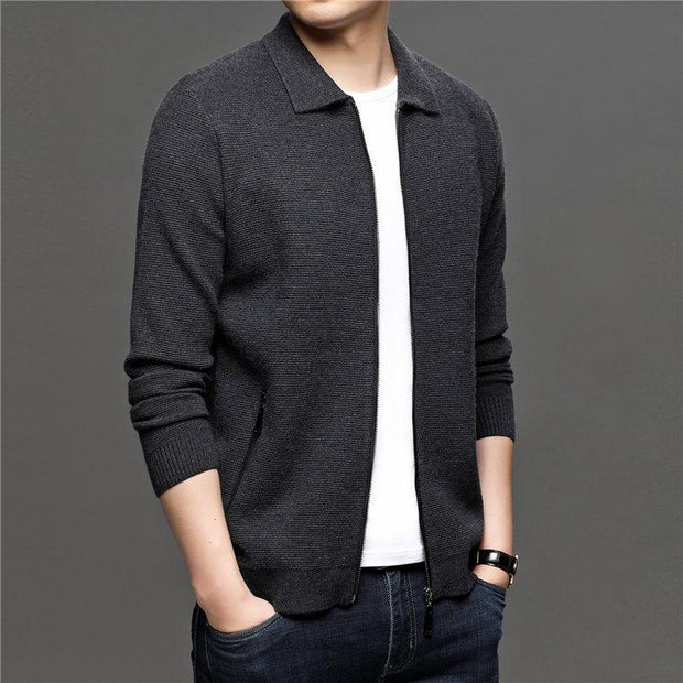 Angelo Ricci™ Thick Warm Wool Sweater Cardigan