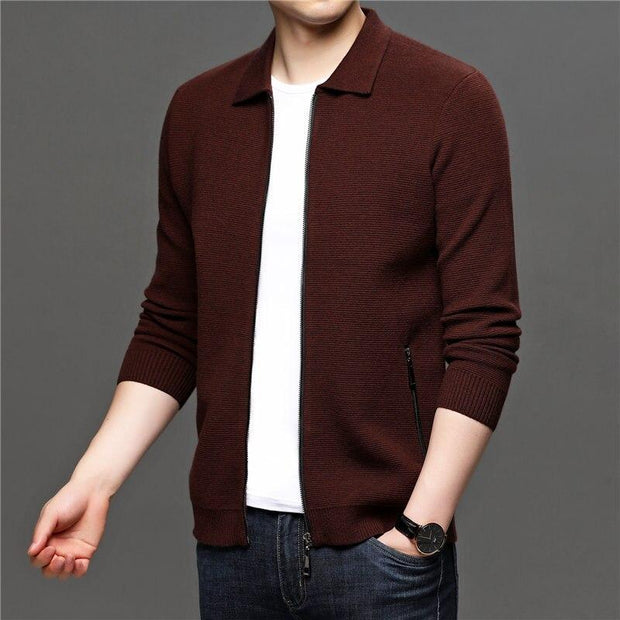 Angelo Ricci™ Thick Warm Wool Sweater Cardigan