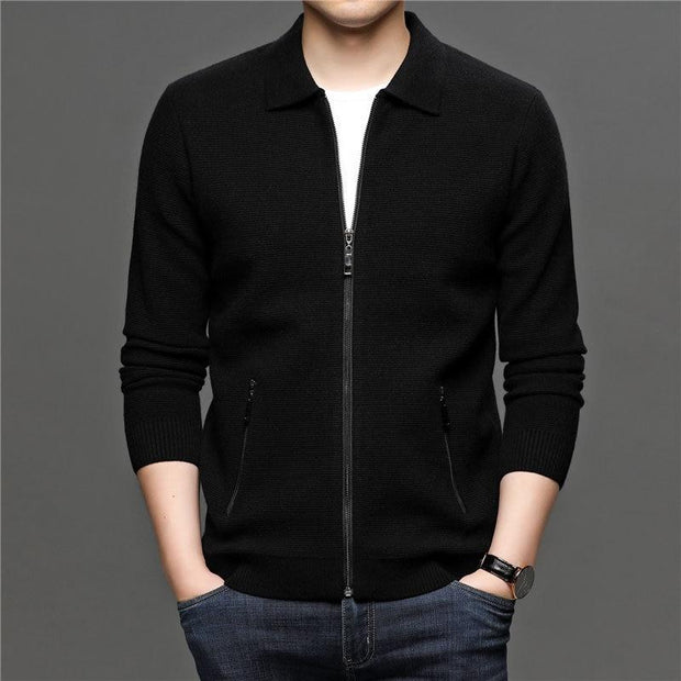 Angelo Ricci™ Thick Warm Wool Sweater Cardigan