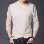 Angelo Ricci™ Autumn Casual V-Neck Pullover