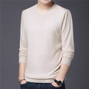 Angelo Ricci™ Autumn Casual V-Neck Pullover