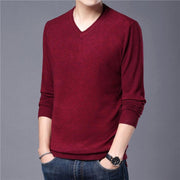 Angelo Ricci™ Autumn Casual V-Neck Pullover