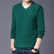 Angelo Ricci™ Autumn Casual V-Neck Pullover