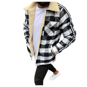 Angelo Ricci™ Fashion Winter Plaid Black&White Jacket