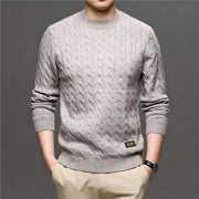 Angelo Ricci™ Fashion Knitted Jumper O-Neck Pullover Sweater