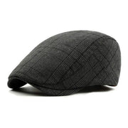 Angelo Ricci™ Cotton Blend Plaid Newsboy Cap