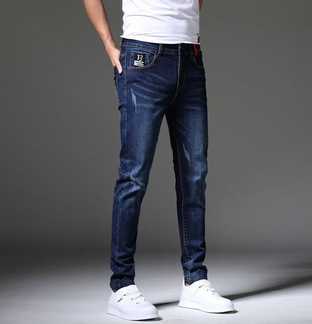 Angelo Ricci™ Slim Fit Skinny Denim Stretch Jeans