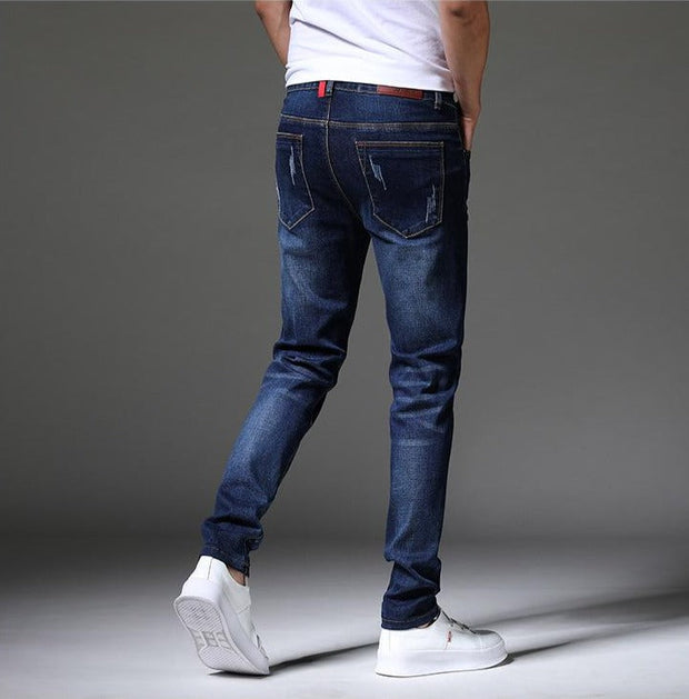 Angelo Ricci™ Slim Fit Skinny Denim Stretch Jeans