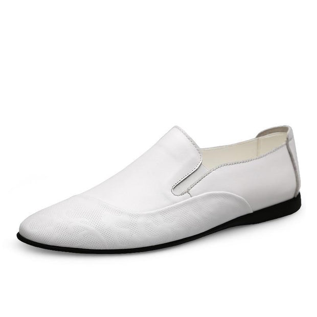 Angelo Ricci™ Genuine Leather Slip-on Loafers