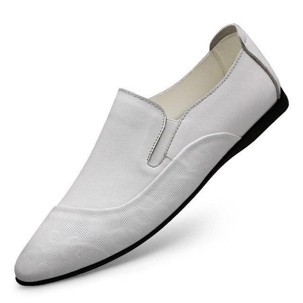 Angelo Ricci™ Genuine Leather Slip-on Loafers