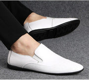 Angelo Ricci™ Genuine Leather Slip-on Loafers