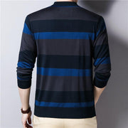 Angelo Ricci™ Polo Striped Knitwear Pullover