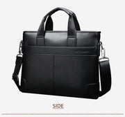 Angelo Ricci™ Men's Designer Leather Business Briefcase