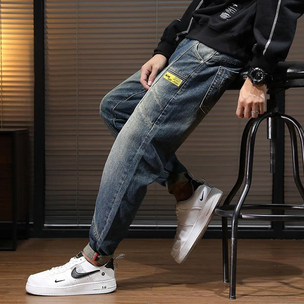 Angelo Ricci™ Loose fit Streetwear Casual Jeans