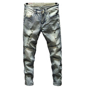 Angelo Ricci™ Ripped Distressed Streetwear Jeans