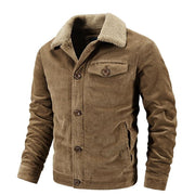 Angelo Ricci™ Classic Corduroy Fleece Warm Jacket