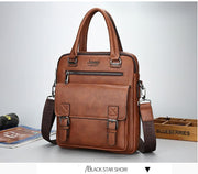 Angelo Ricci™ Men's Luxury Leather Business Briefcase