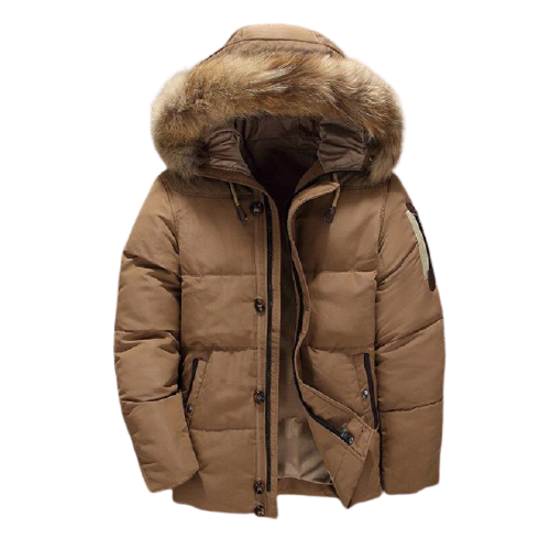 Angelo Ricci™ Fur Hood Winter Down Jacket