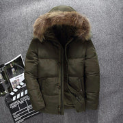 Angelo Ricci™ Fur Hood Winter Down Jacket