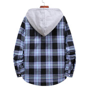 Angelo Ricci™ Street Hooded Plaid Shirt